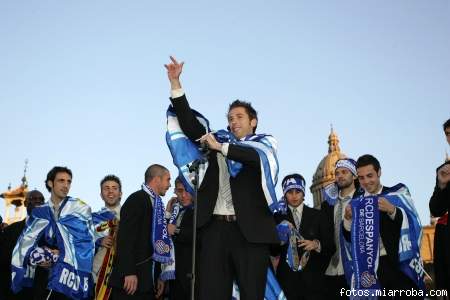 Tamudo con la Copa del Rey conquistada en el 2006