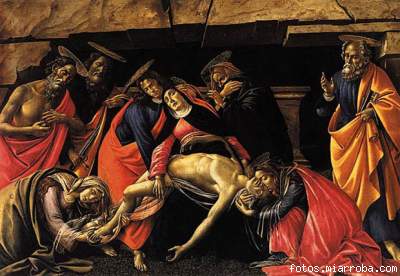 Descenso de la Cruz (autor Boticelli) cortesia de Bogomilo