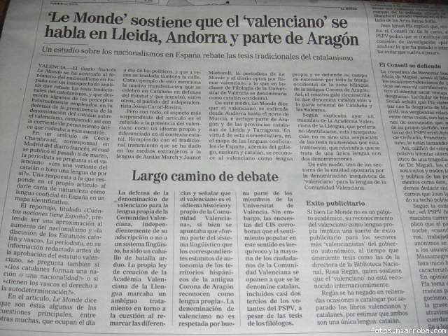artículo El Mundo artículo El Mundo