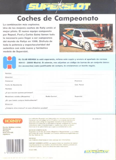 1996 Ford Escort Sainz presentación prensa 01 1996 Ford Escort Sainz presentación prensa 01