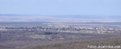 Panormica de Riaza desde el mirador de San Benito