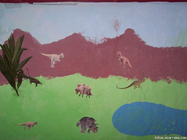 Este es el paisaje de dinosaurios.. Este es el paisaje de dinosaurios..