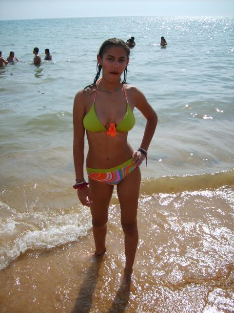 yo en la playa