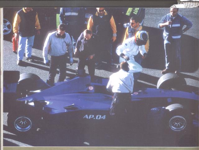 2001 Prost AP04 De La Rosa Test 02