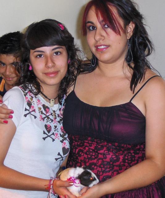 mi hermana y yo con shimmy