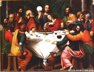 La Ultima Cena (autor Joan de Joanes) cortesia de EllisXXI