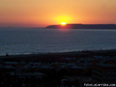 PUESTA DE SOL DESDE LA CASA