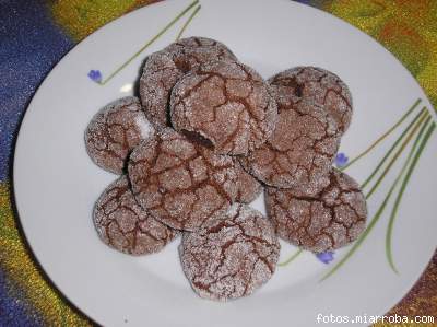 galletas blanco y negro