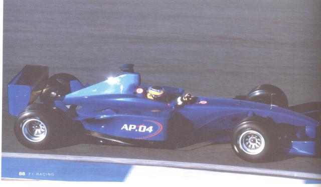 2001 Prost AP04 De La Rosa Test 01