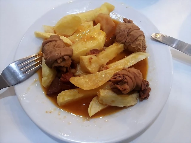 Revoltillo con patatas Revoltillo con patatas