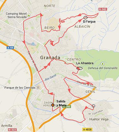 Mapa Granada