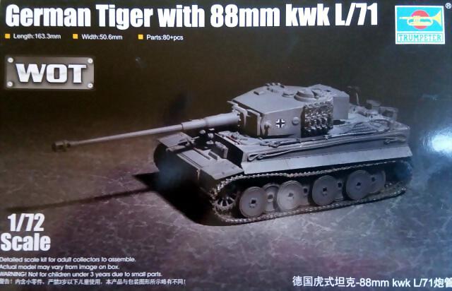 Trumpeter - Sd.Kfz.181 Tiger-I 88mm kwk L71 - 1-72