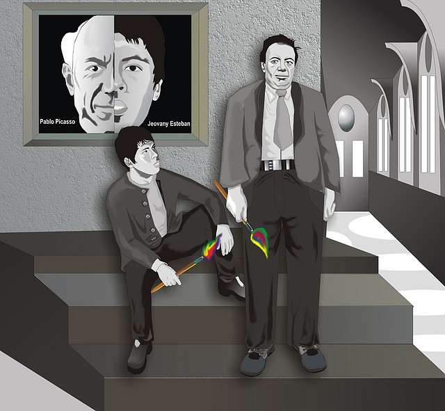yo y diego rivera.