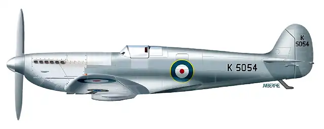 spitfire-k5054-profile