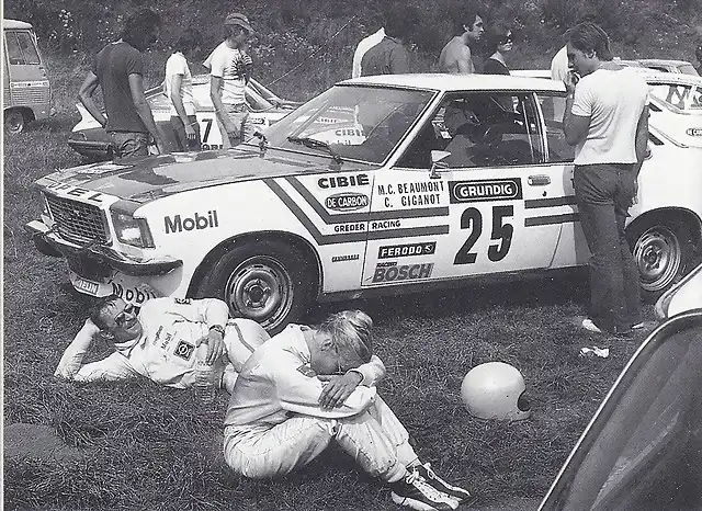 Opel Commodore - Tour de France '73 - Marie Claude Beaumont