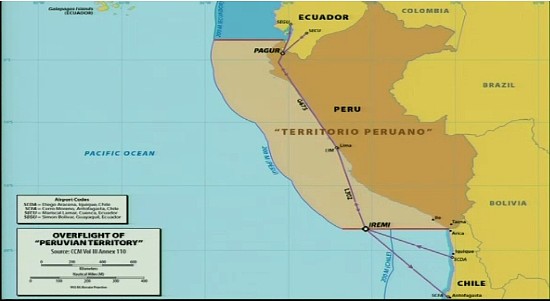 espacio areo peruano, hito 1