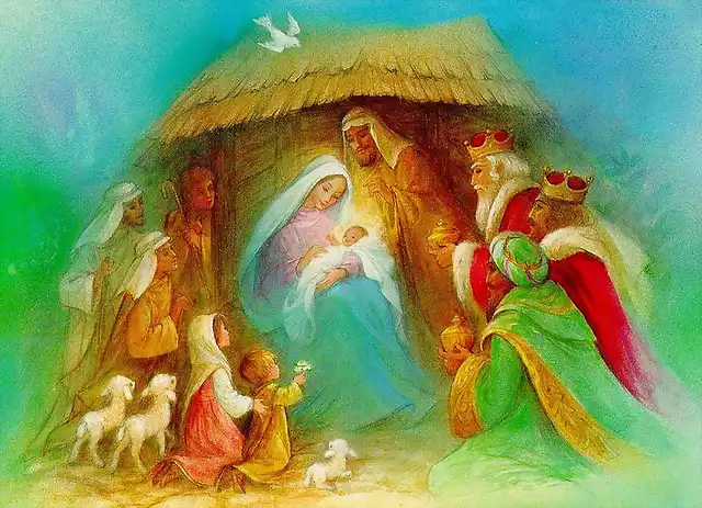 representacion-artistica-del-nacimiento-del-niño-jesus-en-navidad-año-nuevo-2014