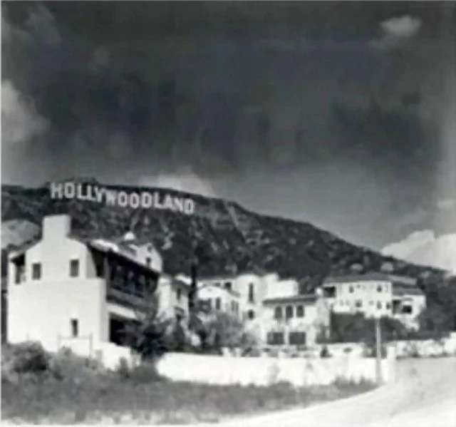 Cartel Hollywood antiguo Cartel Hollywood antiguo