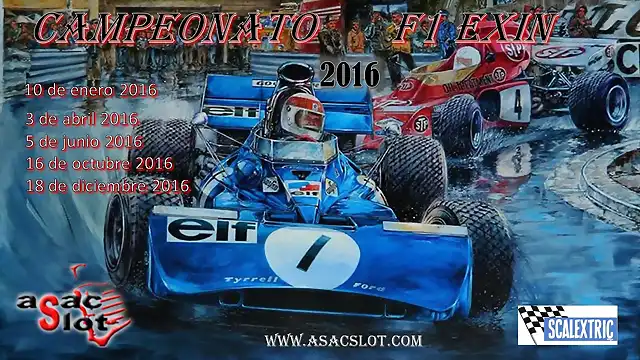 CARTEL F1 EXIN 2016