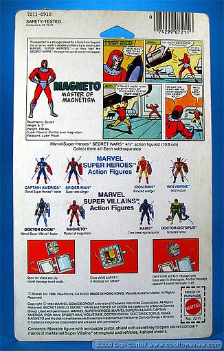 Ficha e historieta Magneto