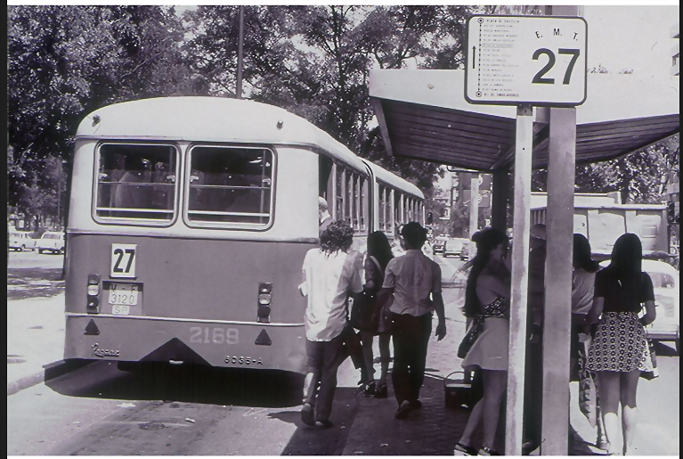 Madrid Autob?s linea 27 1969