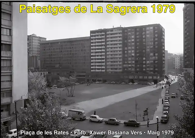 Barcelona Pl. de l'Assemblea de Catalunya (Pl. de las rates) 1979