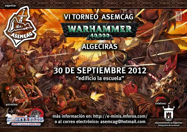 40k torneo asemcag 6 cartel foro