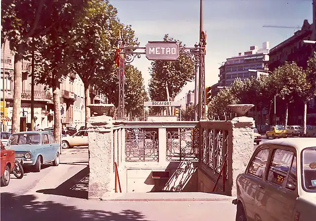 Barcelona metro rocafort