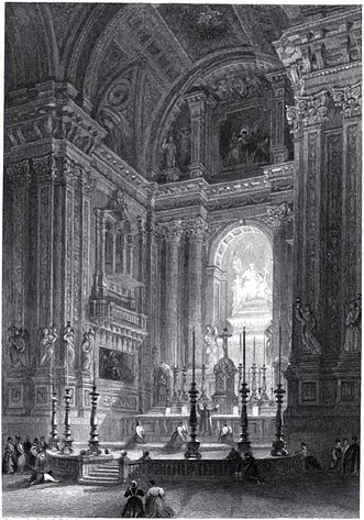 Altar mayor de San Isidro en Madrid