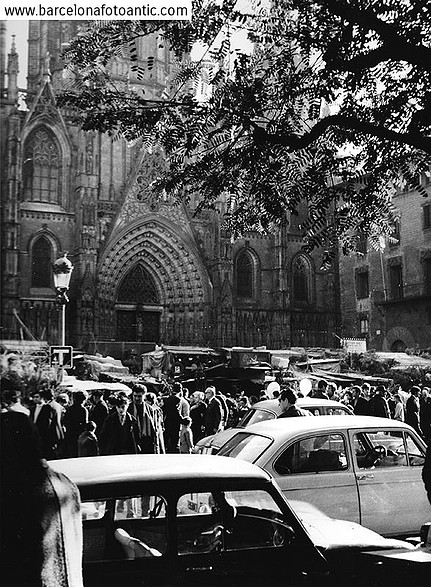 Barcelona Pl. de la Catedral 1970