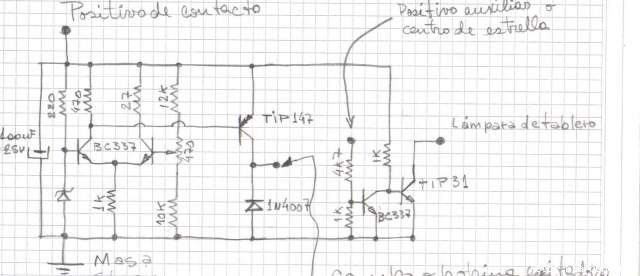 circuito de regulador de voltaje para alternador