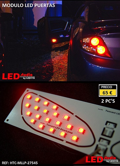 modulo led luz puertas.HTC-MLLP-27545.Doctc