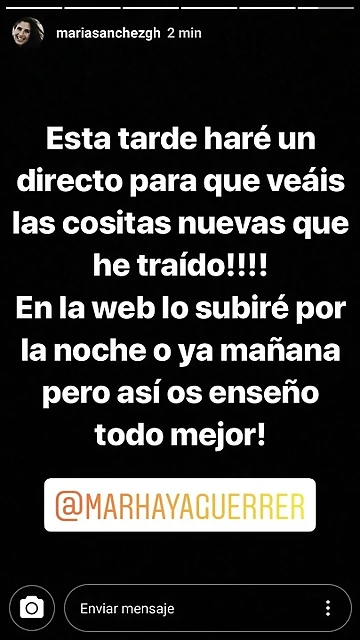 Mar?a IG Stories 24-5-2019 (4) Mar?a IG Stories 24-5-2019 (4)