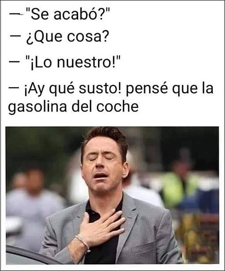 SE ACABO LA GASOLINA