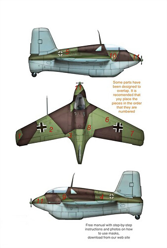 top-notch-tnm32-m029-messerschmitt-me-163b-komet-camouflage-pattern-pa