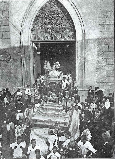 Procesión Corpus Christi Ciudad Real 1914