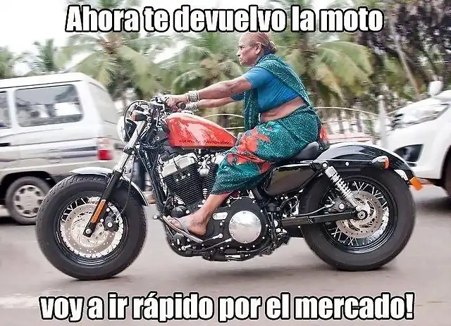 clavero en moto