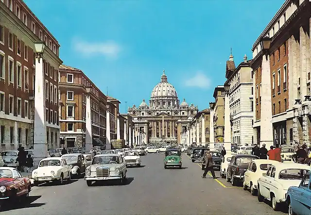 Roma Via della Conciliazione 1966 (Italia)  carlos850