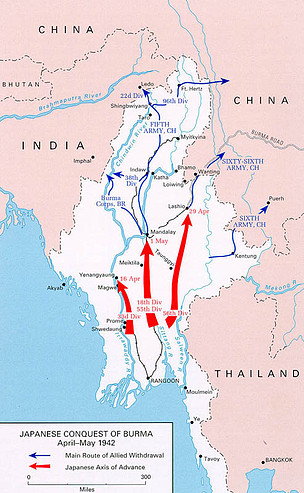 Japanese conquest of Bruma april-May 1942