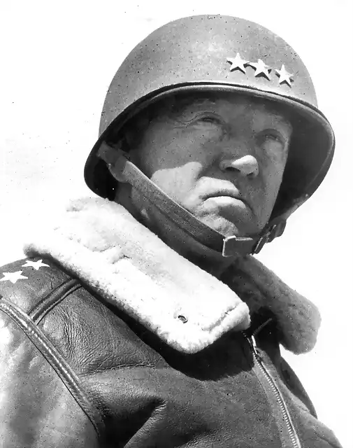 George S. Patton. Comandante en jefe del tercer ejercito americano en Europa