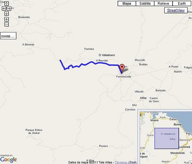 Vilacamp por Ferreira mapa