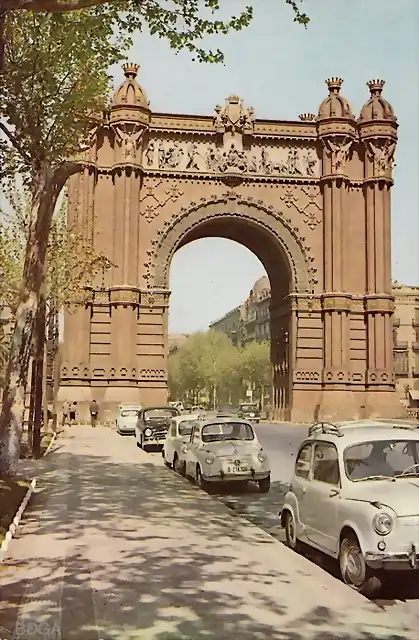Barcelona P? Lluis Companys Arco del Triunfo 1966 (2)
