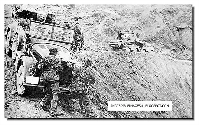 troops of the Leibstandarte SSAdolf Hitler negotiate difficult terrain in Greege.german-invasion-crete-1941-003