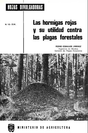 1970 Las hormigas rojas y su utilidad contra plagas forestales