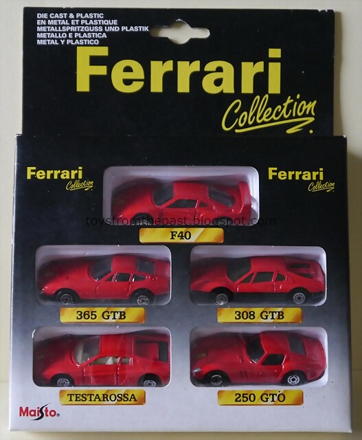Ferrarri Collection Maisto box Gift Set F40 Testarossa 250 GTO (1) a