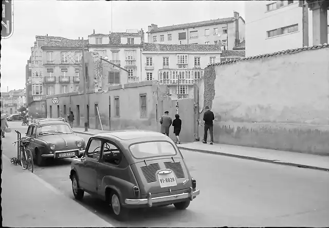 Vitoria Gasteiz - Calle General ?lava,das Kloster im Abbriss, 1963