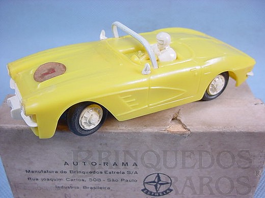 Corvette amarillo chasis caja blanco con caja Corvette amarillo chasis caja blanco con caja