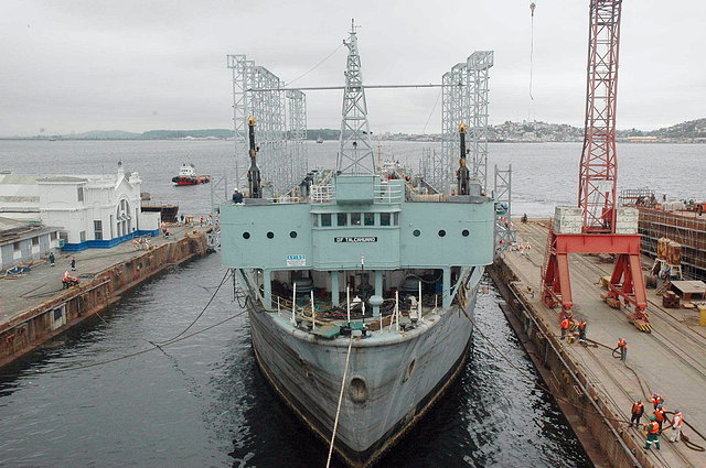 DF.Talcahuano, ingresa a dique Seco