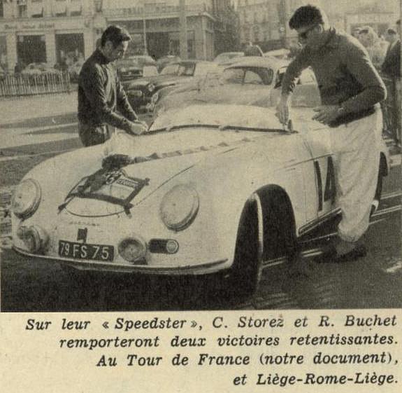 Porsche 356 Speedster - TdF'57 - Claude Storez - Robert Buchet - 01