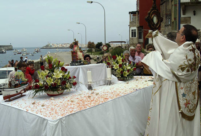 Procesión Corpus Christi A Guarda - Bendición del Mar